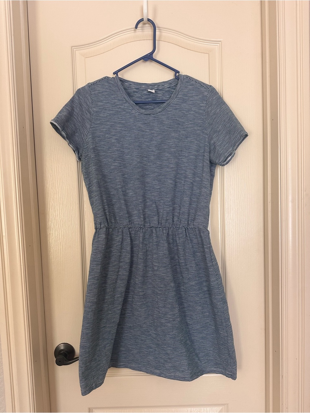 Old Navy Blue Striped Mini Dress